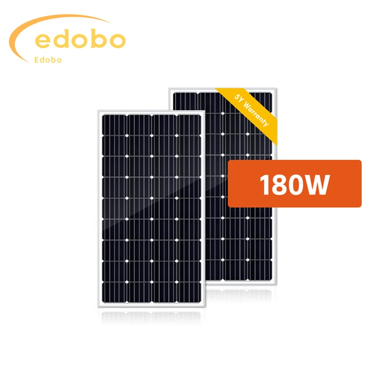 Monokristallijne fotovoltaïsche panelen van 180 W