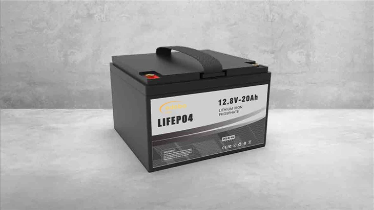 24v lithium-ionbatterij 12,8v 20ah