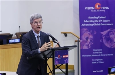 Jeffrey Sachs pleit voor VN-hervorming en multilateralisme in de New Era Lect...