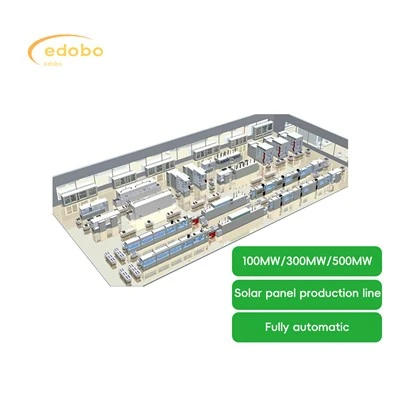 100 MW 300 MW productielijn van zonnepaneel