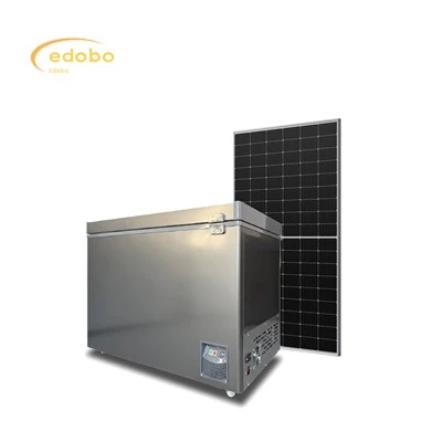 Edobo Solar AC/DC zonne-koelkast met vriesvak voor thuisgebruik