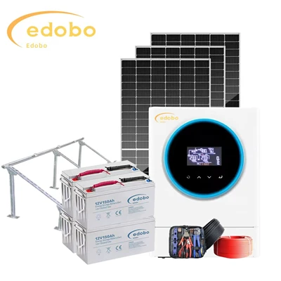 Off-grid stand-alone zonne-energiesysteem