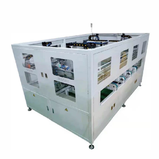 Productie van zonnepanelen Automatische tapmachine